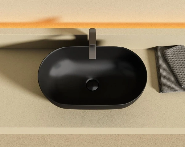 Раковина накладная (50х30) Ceramica Nova Twist CN12001MB