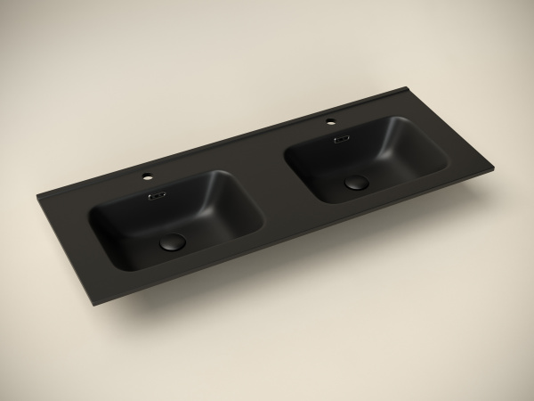 Раковина накладная (121х46,5) Sancos  Element CN7004MB