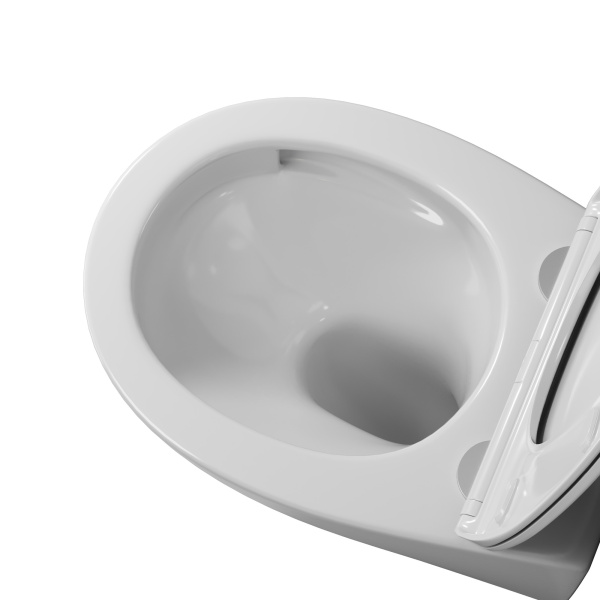 Унитаз подвесной безободковый Grossman  GR-4405SQ с сиденьем микролифт