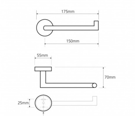 Держатель туалетной бумаги  Bemeta NEO 104212035