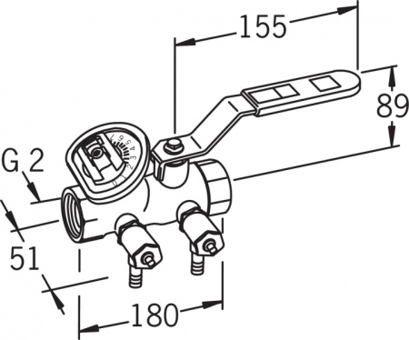 Магистральный регулирующий клапан DN50, G2.Oras 410250