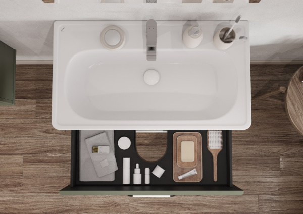 Тумба под раковину Aquaton Нео-Классика 85 1A286301NC5E0 кипарис (без раковины)