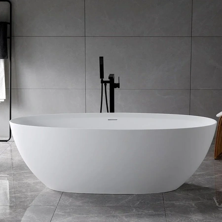 Ванна из искусственного камня (170х75) Vincea VBT-4S01MW белый