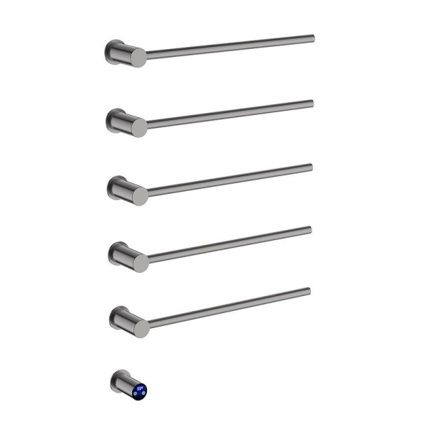 Полотенцесушитель электрический (50х80) П5 Terminus Аккорд 4670078568144 оружейная сталь