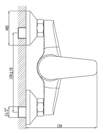 Смеситель для душа Rossinka F40-41