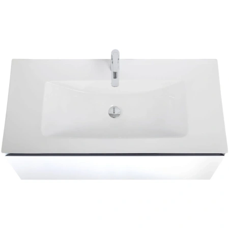 Тумба без раковины Art&Max Latina AM-Latina-1000-1C-SO-BM белый матовый