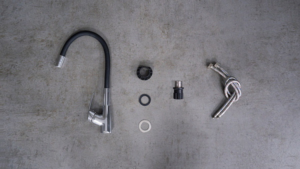 Смеситель для кухни Lemark Linara (LM0415C-Black)