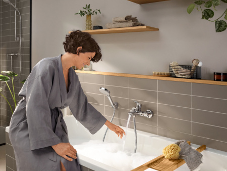 Смеситель для ванны однорычажный Hansgrohe Rebris E 72450000 хром