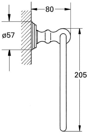 Кольцо для полотенца Grohe Sinfonia 40047 000