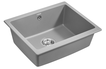 Кухонная мойка Paulmark  Gera 60 PM205546-GRM серый металлик