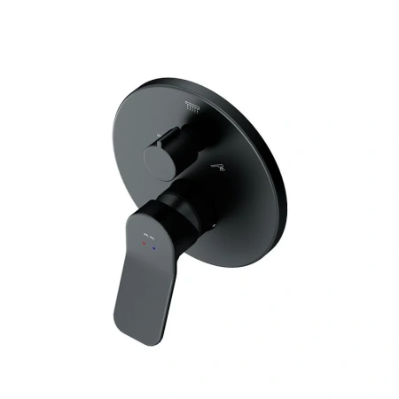 Душевой комплект с изливом Am.Pm X-Joy FB85A3RH42 черный матовый