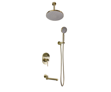 Комплект для душа с изливом Bronze de Luxe Scandi 14582/1BR