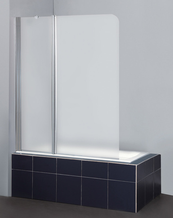 Душевая шторка на ванну (120х140) BelBagno SELA-V-11-120/140-P-Cr-L