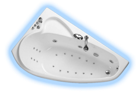 Акриловая ванна Triton ПЕАРЛ-ШЕЛЛ 160x104 правая