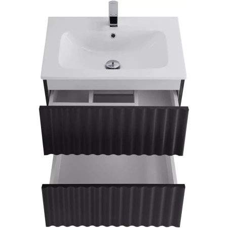 База под раковину Art&Max Еlegant AM-ELEGANT-600-2C-SO-GM-LED Серый матовый