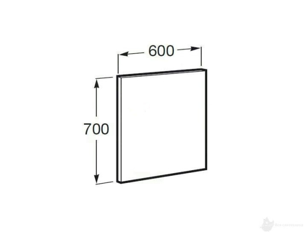 Зеркало ROCA DEBBA 856667806