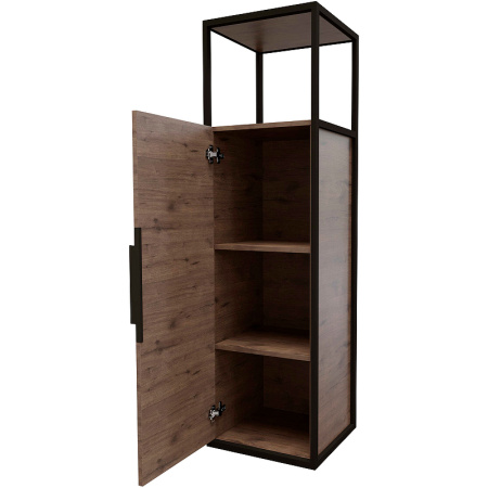 Пенал подвесной Grossman ЛОФТ 304001 веллингтон/металл черный