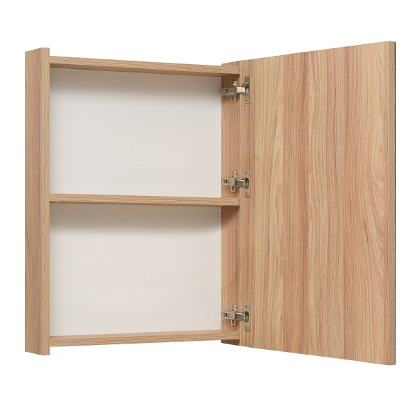 Зеркальный шкаф Runo графит Лада 50 (00-00001160)