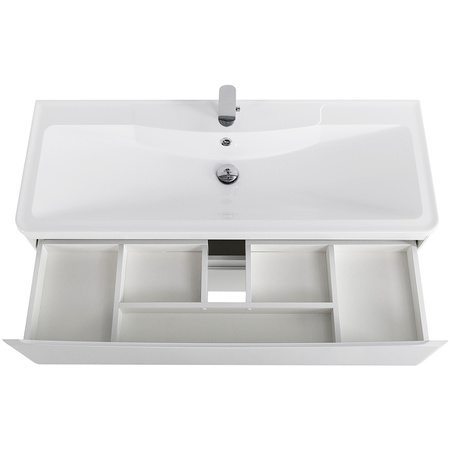 База под раковину BelBagno 120 ACQUA-1200-2C-SO-BL подвесная Bianco Lucido