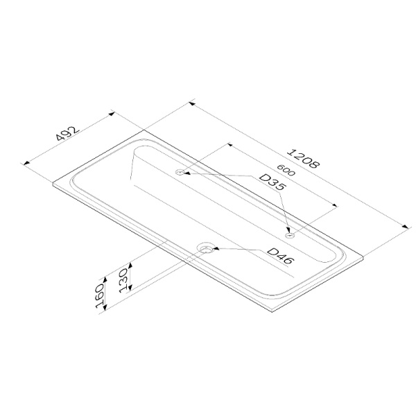Раковина AM.PM Func 120 M8FWPC1200WM