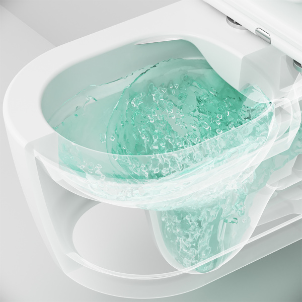 Унитаз подвесной безободковый AM.PM Func C8F1700MWSC с крышкой