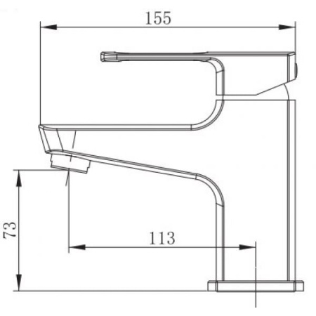 Смеситель для раковины с гигиеническим душем Elghansa Scarlett Chrome 16G2225