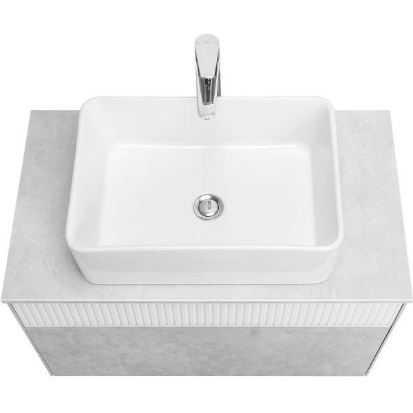 Тумба с раковиной Aquaton Марбл 80 слэйт 1A2762K1MH4C0