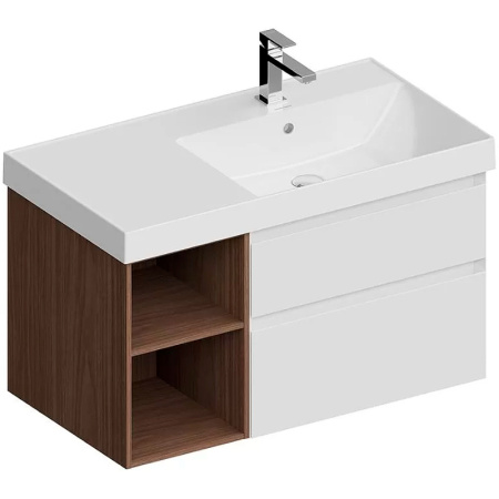 Тумба под раковину Kerama Marazzi Cubo 90 CUB.90.2Rh\WHTM.N матовая