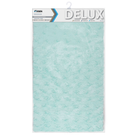 Коврик для ванной 1-ый Fixsen DELUX, бирюзовый  FX-9040T