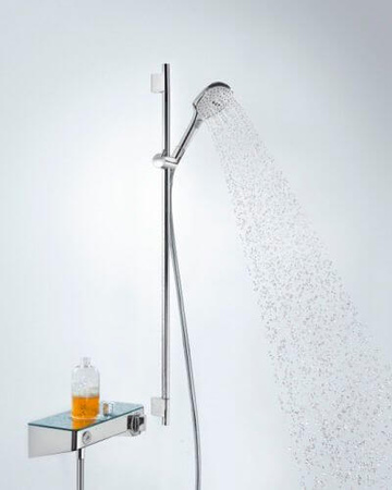 Душевой гарнитур с мыльницей Hansgrohe Raindance Select 120 3jet EcoSmart 26623400 белый/хром