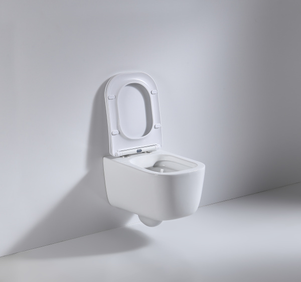 Подвесной безободковый унитаз с сиденьем микролифт beWash Schutz BKWHR002510