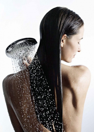 Душевая система с термостатом Hansgrohe Raindance Select E 360 Showerpipe 27112400 белый/хром