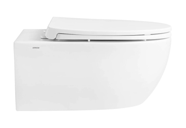 Подвесной унитаз безободковый Arrow FB2662U без сиденья