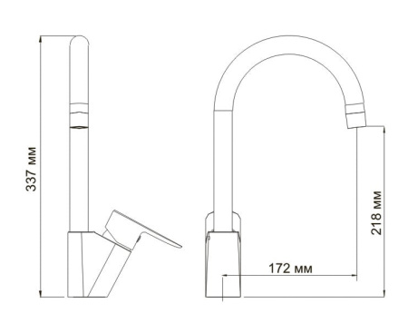 Смеситель для кухни  WasserKRAFT Leine 3507