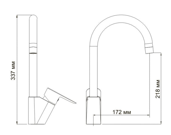 Смеситель для кухни  WasserKRAFT Leine 3507