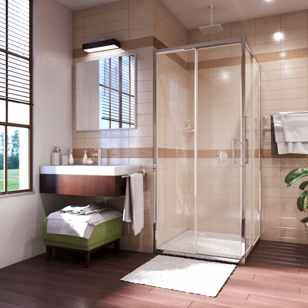 Душевой уголок (100х100) WasserKRAFT Main 41S19