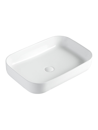 Раковина накладная (60х40) Orange  B03-600W белый глянец