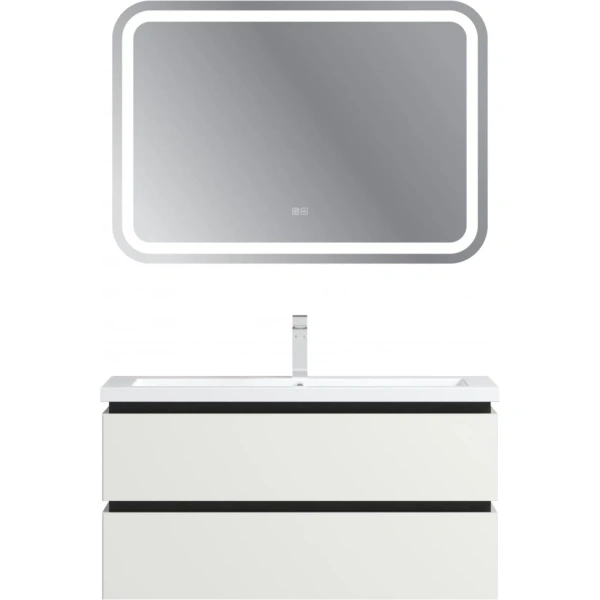 Тумба под раковину Cezares PLANE-1000-2C-SO-BL Bianco Lucido