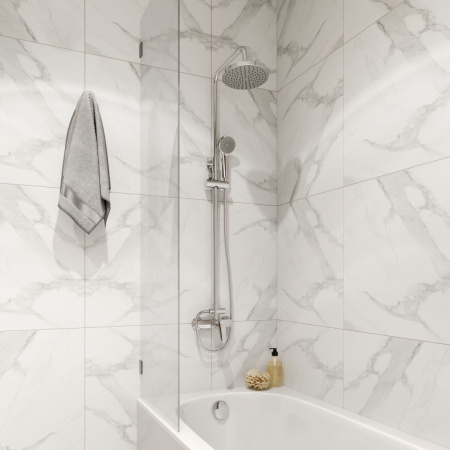 Смеситель для душа с верхней лейкой Milardo Simp (SIMSB1FM89)