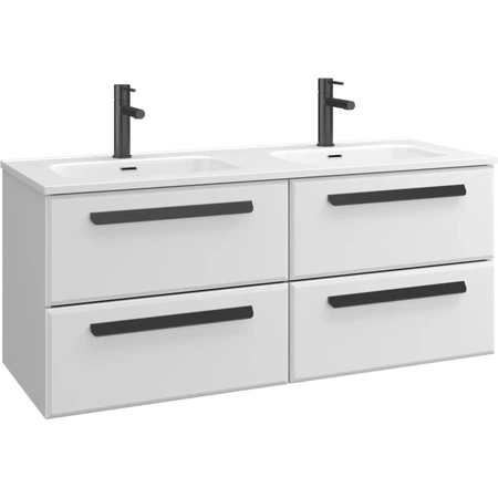 Тумба под раковину Cezares ECO-CER-N-1200-4C-SO-2-BL Bianco Lucido без ручек