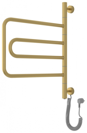 Полотенцесушитель Электрический Cунержа Компакт (640x580) Матовое ЗОЛОТО 032-0820-0640