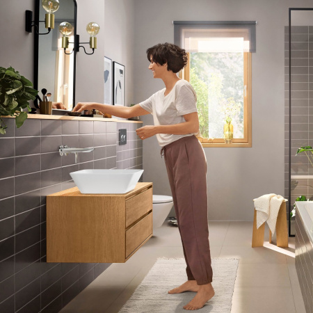 Смеситель для раковины встраиваемый Hansgrohe Rebris E 72568000 хром