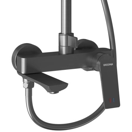 Душевая система Grossman Galaxy 500.K35.01.420 графит сатиновый