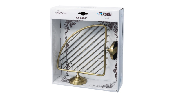 Мыльница FIXSEN Retro решетка угловая FX-83809B