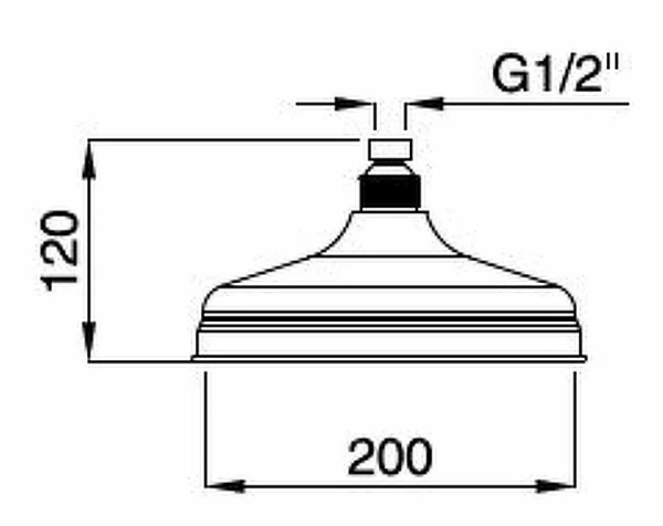 Верхний душ Cezares CZR-U-SP8-20-02 Верхний душ Cezares CZR-U-SP8-20-02