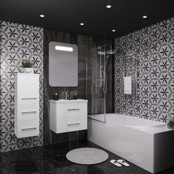 Тумба под раковину Opadiris Арабеско 60 Z0000010901 белый  (без раковины)