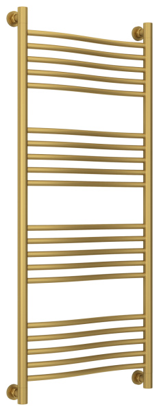 Полотенцесушитель Водяной Сунержа Флюид + (120х50) Матовое Золото 032-0222-1250