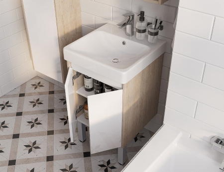 Тумба под раковину Aquaton Сканди Doors 45 1A278701SDB20