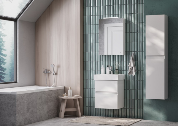 Пенал Roca Oleta A857650501 белый матовый