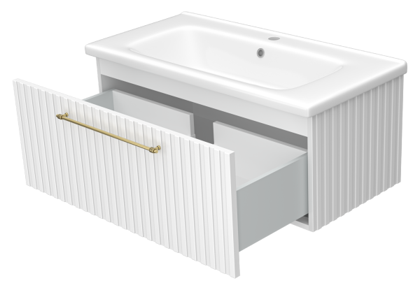 Тумба с раковиной  Brevita Alicante 90  УТ000015978